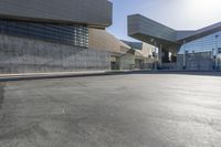 California, USA: Concrete and Asphalt Parking