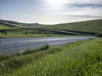 California, USA: Elevated Road Through a Sunny Landscape