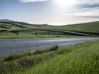 California, USA: Elevated Road Through a Sunny Landscape