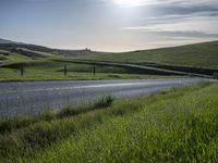 California, USA: Elevated Road Through a Sunny Landscape