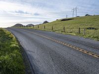 Low-Lying Rural Landscape in California, USA