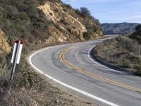 California, USA: Mountain Highway in the Daytime