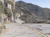 California USA - Mountain Road Curves