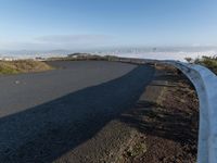 California, USA: A Road with Asphalt, Day and Clear Sky