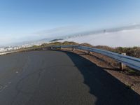 California, USA: A Road with Asphalt, Day and Clear Sky