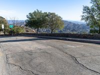 California USA - Road Through Low Mountains