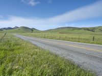 Scenic Road Through Lush Landscape in California, USA - 001