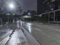 California USA Urban Road Night Skyline