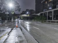 California USA Urban Road Night Skyline