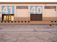 California Warehouse and Industrial Road in USA