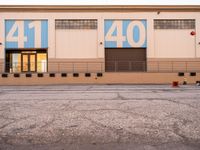 California Warehouse and Industrial Road in USA