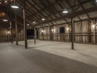 California Warehouse at Night under a Clear Sky