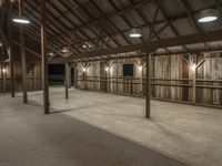 California Warehouse at Night under a Clear Sky