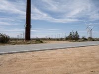 Californian Desert: Mojave with Electric Windmills