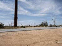 Californian Desert: Mojave with Electric Windmills