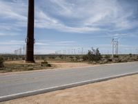 Californian Desert: Mojave with Electric Windmills