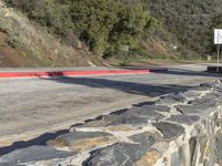 Californian Mountain Road: Daytime Views of Nature