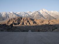 California's Alabama Hills: Dawn at the Dirt Road Intersection