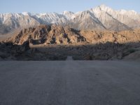 California's Alabama Hills: Dawn at the Dirt Road Intersection