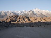 California's Alabama Hills: Dawn at the Dirt Road Intersection