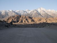 California's Alabama Hills: Dawn at the Dirt Road Intersection