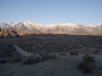 California's Alabama Hills: Gravel Roads and Mountains