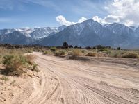 California's Desert Landscape: Dirt Roads of Alabama Hills