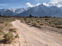 California's Desert Landscape: Dirt Roads of Alabama Hills