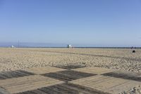 Calm Coastal Landscape in Los Angeles, California, USA