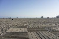 Calm Coastal Landscape in Los Angeles, California, USA