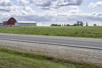 Canada Day: A Landscape of Fields and Clouds