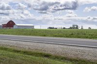 Canada Day: A Landscape of Fields and Clouds