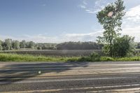 Canada Landscape with Green Fields and Trees 001