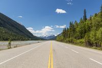 Canada Landscape Highland Mountain Road