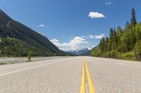 Canada Landscape Highland Mountain Road