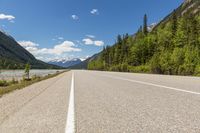 Canada Landscape: Low Clouds and Clear Sky