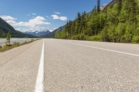 Canada Landscape: Low Clouds and Clear Sky