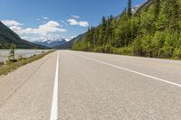 Canada Landscape: Low Clouds and Clear Sky