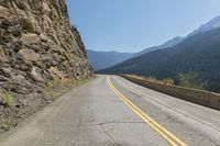 Canada Landscape: Mountain with Clear Sky