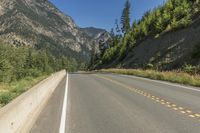 Canada Landscape: Mountain Forest Road