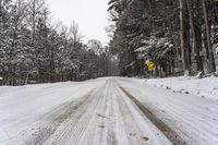 Canada Landscape: Snow-Covered Road 002