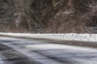 Canada Ontario Forest Snow Road