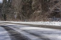 Canada Ontario Forest Snow Road