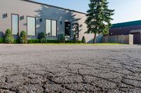 Canada Parking Lot: Smooth Asphalt Surface