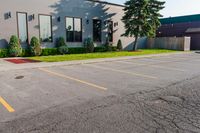 Canada Parking Lot: Smooth Asphalt Surface