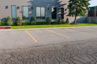 Canada Parking Lot: Smooth Asphalt Surface