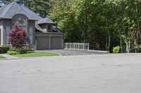 Panoramic View of a Residential Area in Canada