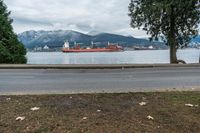 Canada Residential Road in Vancouver Mountains 002