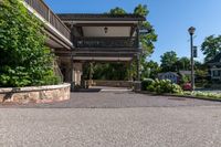 Residential Suburb in Canada: A Clear Sky View