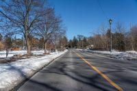 Straight Down the Road in Ontario, Canada